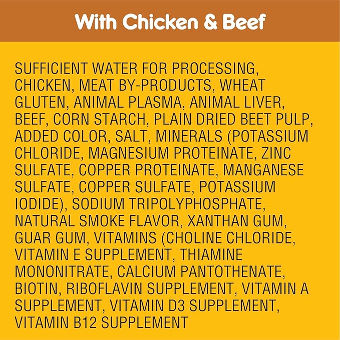 Pedigree High Protein Wet Dog Food Pouches, Variety Pack, 3.5 oz. Pouches,(Pack of 18)