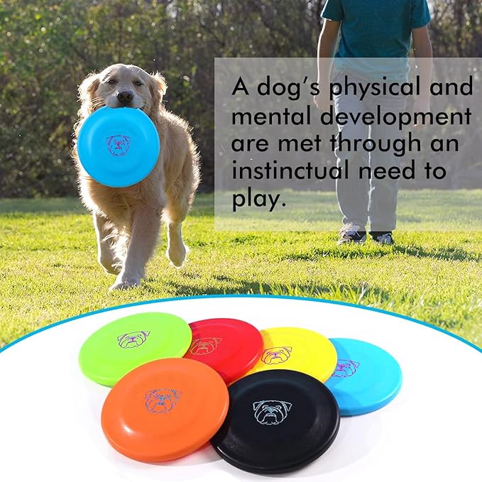 Dog Flying Disc, 3 Pcs Competition Dog Flyer Dog Toy, Soft Dog Flying Discs Indestructible Rubber Lightweight Flying Disc Dog Toy for Dogs - Floats On Water, Gentle On Teeth and Gums