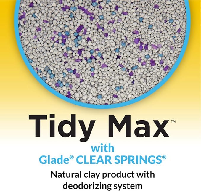 Purina Tidy Cats Clumping Cat Litter, Tidy Max 24/7 Performance Multi Cat Litter - 38 lb. Box