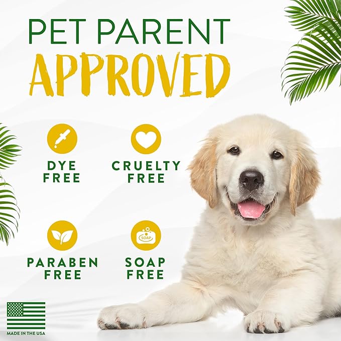 TropiClean Coconut Hypoallergenic Dog Shampoo | Gentle Puppy Shampoo for Sensitive Skin | Natural Pet Shampoo Derived from Natural Ingredients | Kitten Friendly | Made in the USA | 20 oz.