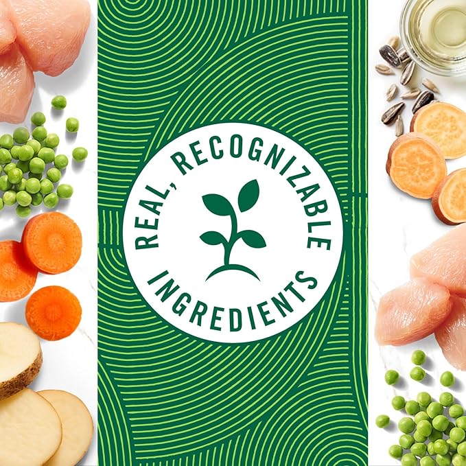 NUTRO PREMIUM LOAF Adult Natural Grain Free Wet Dog Food Slow Cooked Chicken, Potato, Carrot & Pea Recipe, 12.5 oz. Cans (Pack of 12)