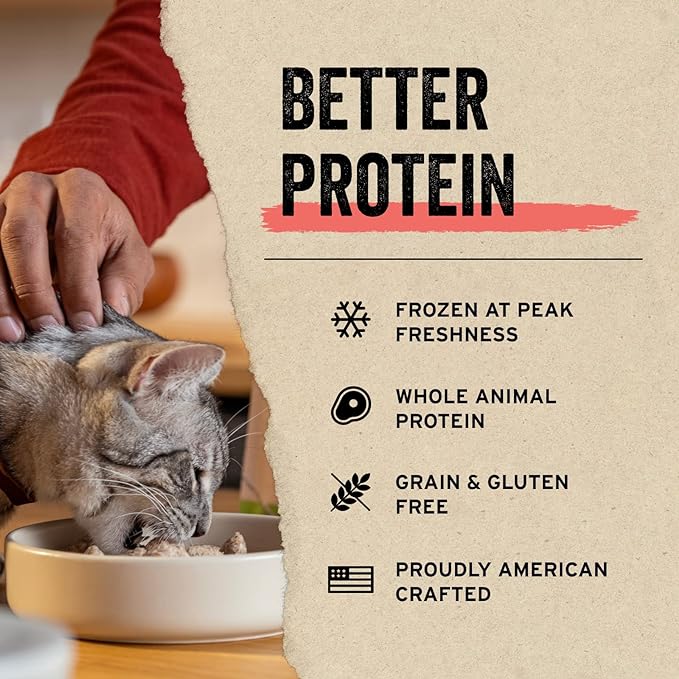 Vital Essentials Freeze Dried Raw Cat Food, Beef & Chicken Mini Patties Entree, 8 oz