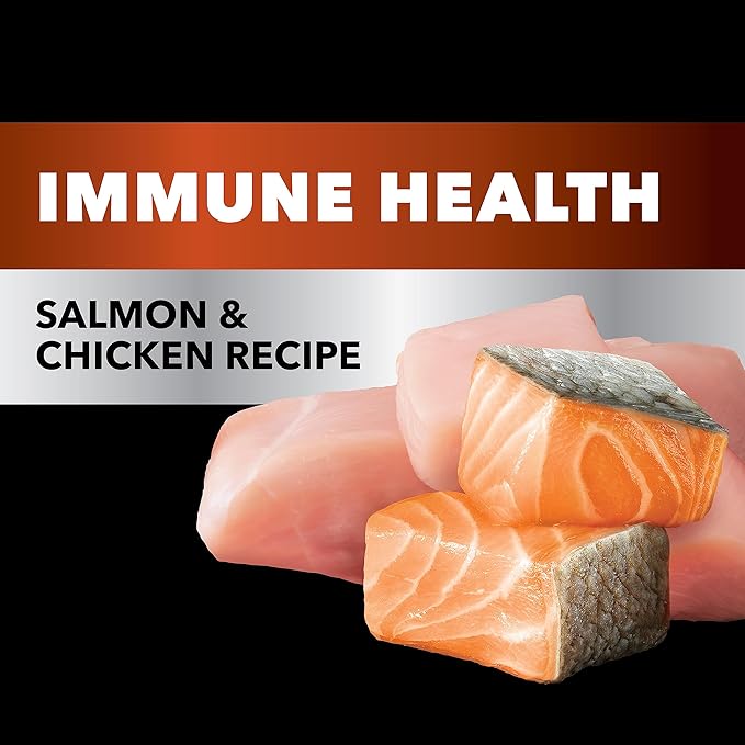 IAMS Advanced Health Immune Health Salmon and Chicken Recipe Adult Dry Cat Food, 3.5 lb. Bag, Brown, 3.50 Pound (Pack of 1)