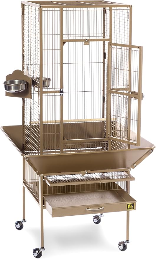 Prevue Pet Products 3351COCO Park Plaza Bird Cage, Coco Brown,Small