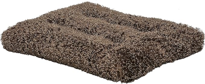 Midwest Homes for Pets Deluxe Dog Beds | Super Plush Dog & Cat Beds Ideal for Dog Crates | Machine Wash & Dryer Friendly, 1-Year Warranty, Cocoa, 36-Inch