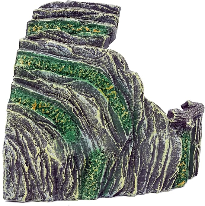 Terrarium Decor Reptile Hide Reptile Hides and Caves Aquarium Tank Accessories Decorations,Medium