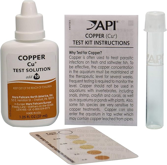 API COPPER TEST KIT 90-Test Aquarium Water Test Kit