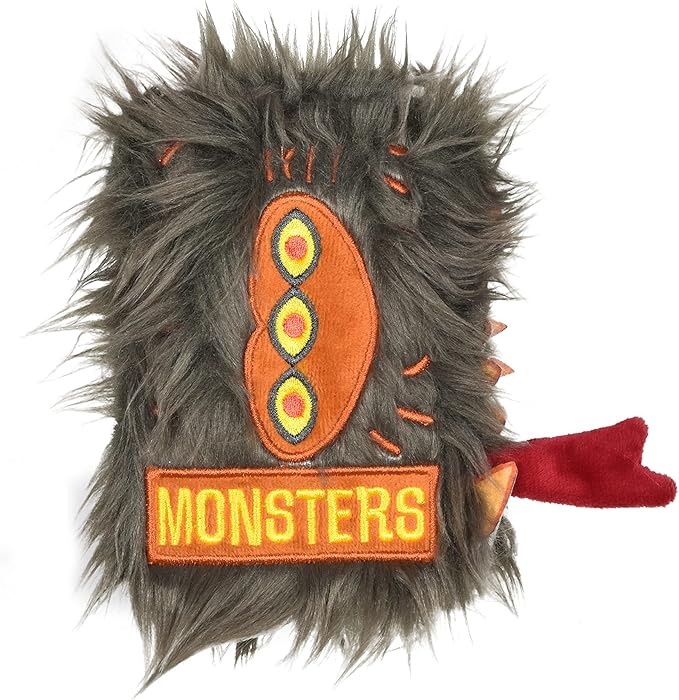 Harry Potter Monster Book Crinkle Pet Toy | Monster Book Dog Toy Version | Fuzzy and Crinkly Dog Toy Inspired by Wizarding World | Multisensory Dog Toy Plush