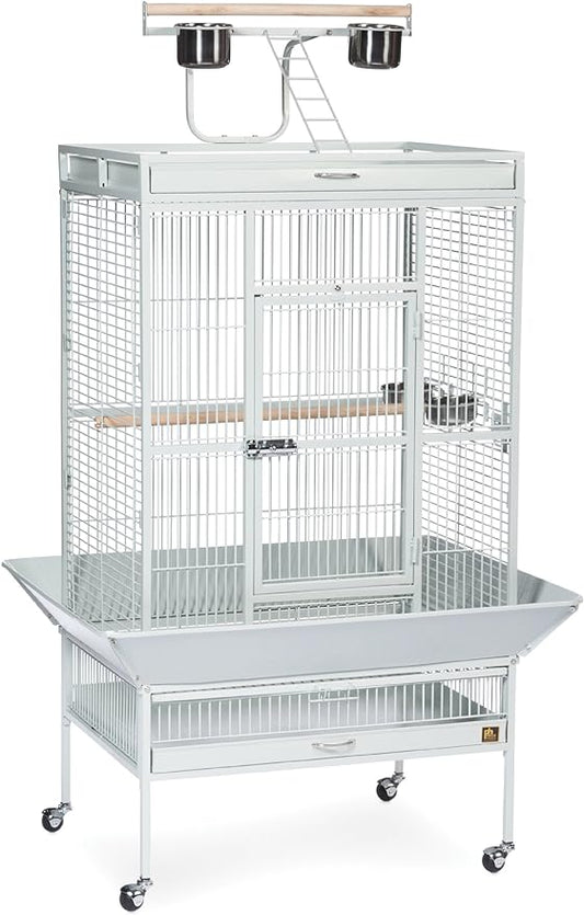 Prevue Pet Products Wrought Iron Select Bird Cage Pewter Hammertone 3151BLK