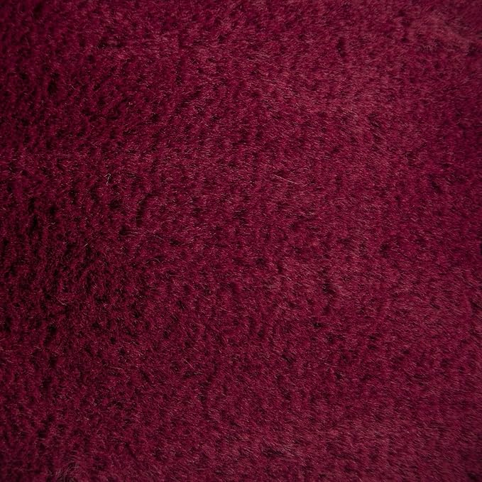 Bone Dry Faux Fur Pet Cage Liner, XX-Large - 27 x 42", Cranberry