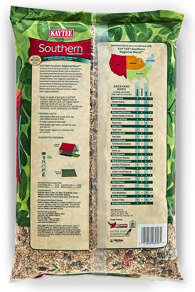Kaytee Southern Regional Wild Bird Blend, 7-Pound Bag (Pack of 2)