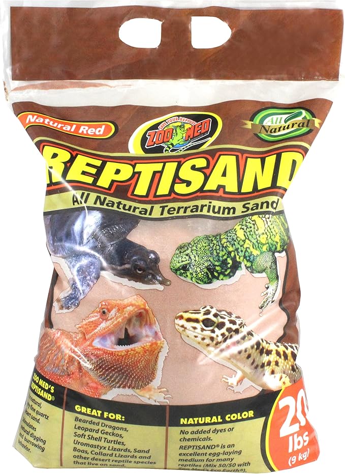 Zoo Med ReptiSand Natural Red: 20 lb Bag