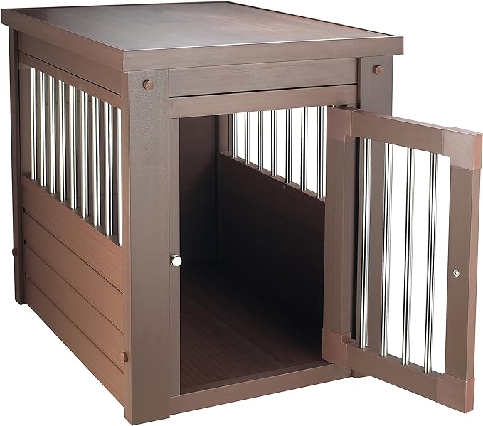 New Age Pet ecoFLEX Pet Crate/End Table, Medium, Russet