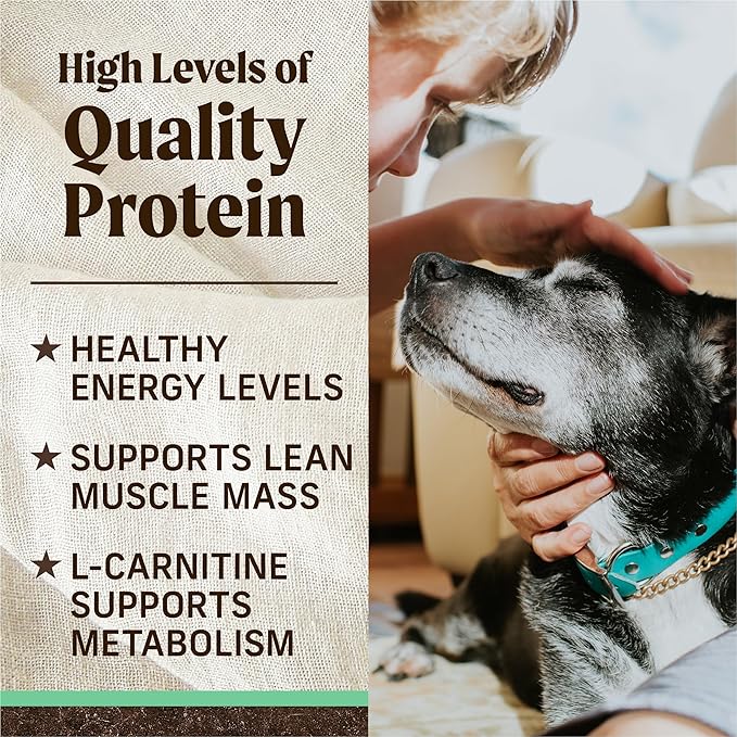 Merrick Premium Grain Free Dry Senior Dog Food, Wholesome and Natural Kibble, Real Chicken and Sweet Potato - 22.0 lb. Bag