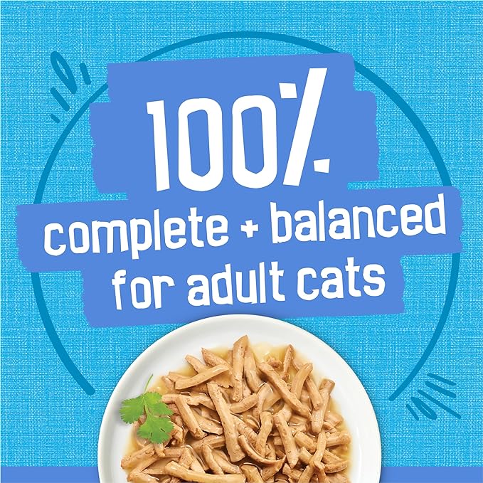 Purina Friskies Wet Cat Food, Shreds With Ocean Whitefish & Tuna in Sauce - (Pack of 24) 5.5 oz. Cans