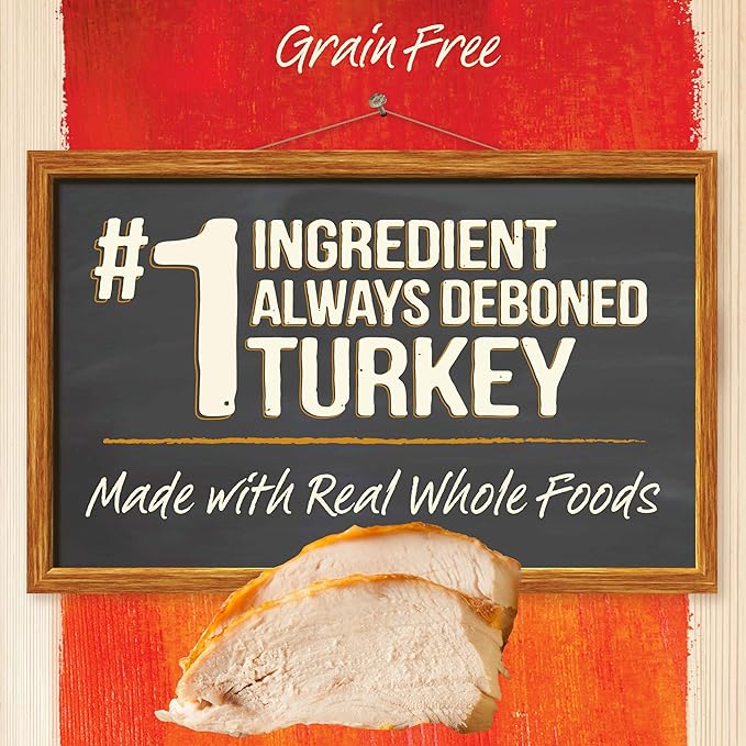 Merrick Grain Free Wet Dog Food, Premium And Wholesome Gluten Free Canned Adult Dog Food, Turducken Recipe - (Pack of 12) 12.7 oz. Cans