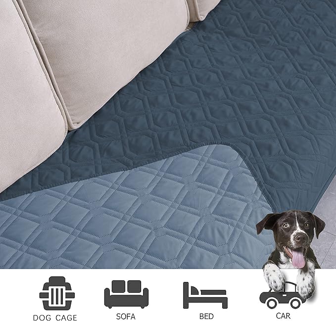 Ameritex Waterproof Dog Bed Cover Pet Blanket for Furniture Bed Couch Sofa Reversible