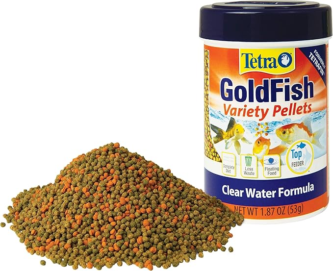 Tetra Goldfish Flakes, Nutritionally Balanced Diet for Aquarium Fish, Vitamin C Enriched Flakes, 42 oz (36 Pack)