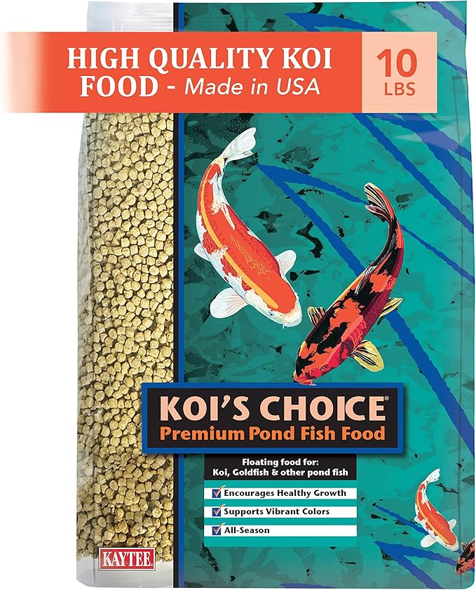 Kaytee Koi's Choice Koi Floating Fish Food, 10 Pound
