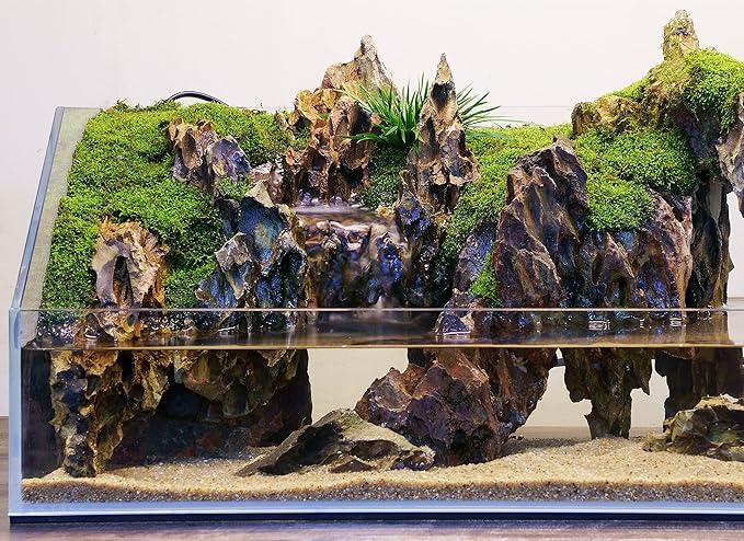 LANDEN Namale Aquarium Sand 11 lbs(3L), Super Natural for Aquarium Landscaping, Cosmetic Sand for Plant Tank, Fine Grain Natural Color River Sand for Freshwater or Blackwater Biotope Tank