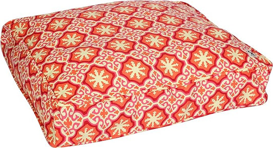 Molly Mutt Huge Dog Bed Cover - Papillon Print - Measures 36”x45”x5’’ - 100% Cotton - Durable - Breathable - Sustainable - Machine Washable Dog Bed Cover