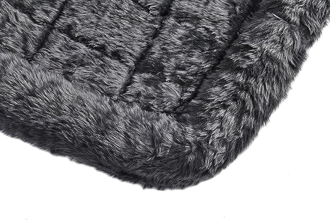 MidWest Homes for Pets Bolster Dog Bed 42L-Inch Gray Dog Bed w/ Comfortable Bolster | Ideal for Large Dog Breeds & Fits a 42-Inch Dog Crate | Easy Maintenance Machine Wash & Dry