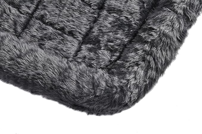 MidWest Homes for Pets Bolster Dog Bed 36L-Inch Gray Dog Bed w/ Comfortable Bolster | Ideal for Intermediate Dog Breeds & Fits a 36-Inch Dog Crate | Easy Maintenance Machine Wash & Dry