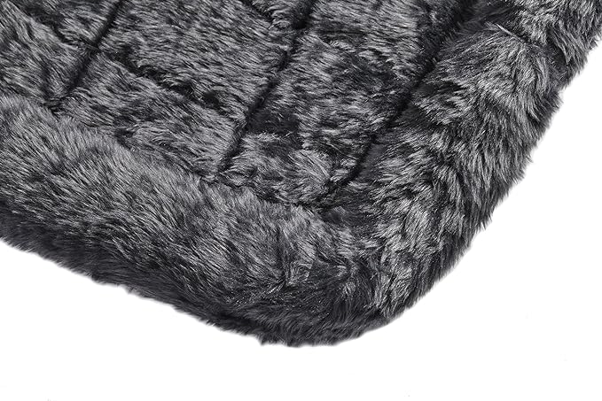MidWest Homes for Pets Homest for Pets Bolster Dog Bed 30L-Inch Gray Dog Bed or Cat Bed w/ Comfortable Bolster | Ideal for Medium Dog Breeds & Fits a 30-Inch Dog Crate | Machine Wash & Dry
