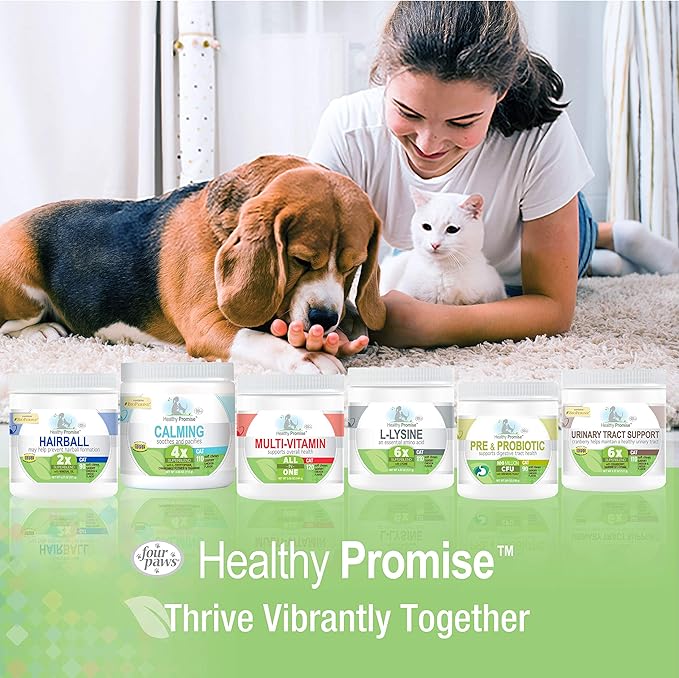 Four Paws Healthy Promise Cat Multivitamin Soft Chews 120 Count