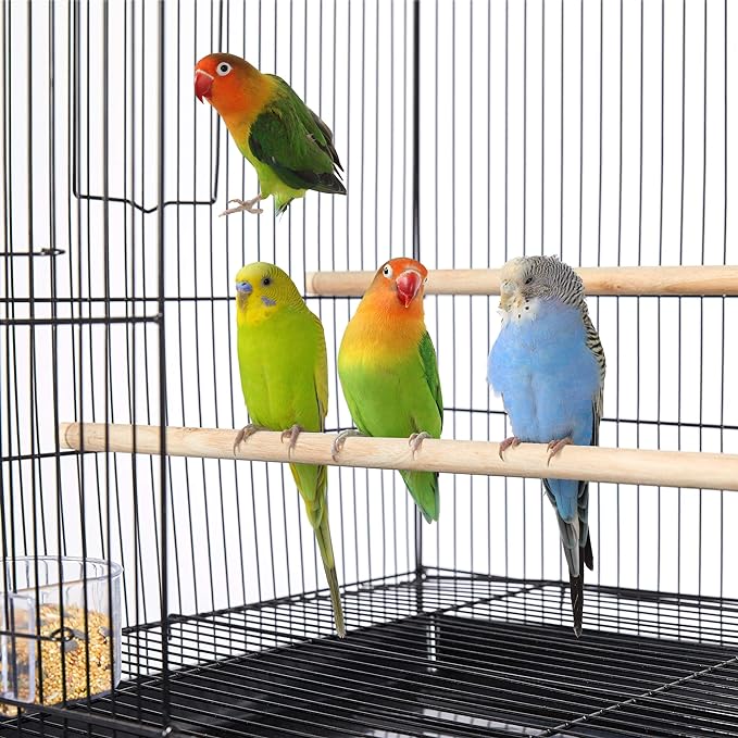 Yaheetech 30'' Length Flight Bird Cage Iron Flight Parrot Cage for Small Parrots Parakeets Cockatiels Budgies Conures Quaker Parrot