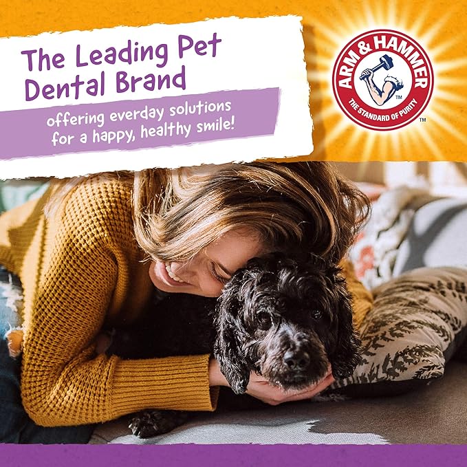 Arm & Hammer For Pets Nubbies Dental Treats for Dogs | Dental Chews Fight Bad Breath, Plaque & Tartar without Brushing | Baking Soda Enhanced Chicken Flavor Dog Treats, 20 Pcs (Packaging may vary)