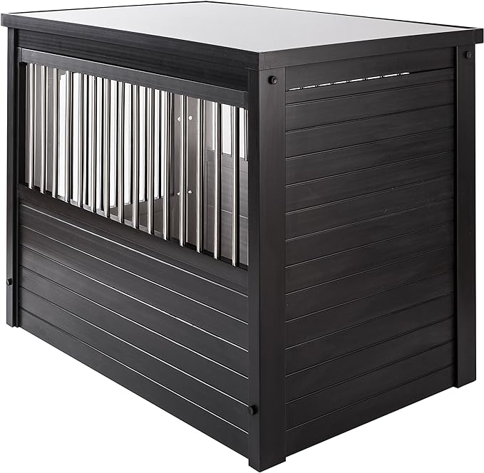 New Age Pet ecoFLEX Pet Crate/End Table, Large, Espresso