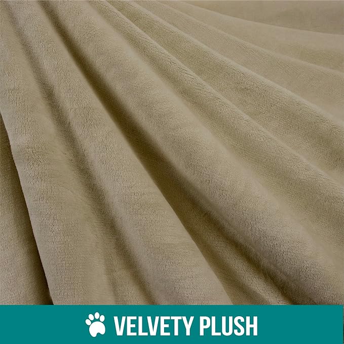 PetAmi Waterproof Dog Blanket for Small Medium Dog, Pet Puppy Blanket Couch Cover Protection, Sherpa Fleece Cat Blanket Couch Sofa Bed Furniture Protector Reversible Soft Washable 29x40 Taupe Taupe