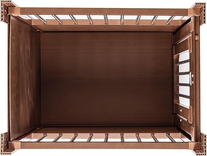 New Age Pet ecoFLEX Pet Crate/End Table, Medium, Russet