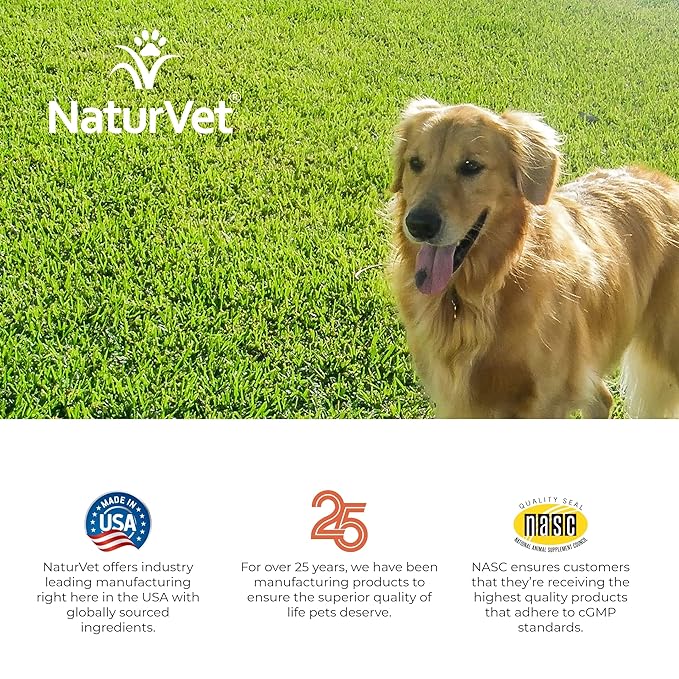 NaturVet – GrassSaver Supplement for Dogs – Healthy Supplement to Help Rid Your Lawn of Yellow Spots – Synergistic Combination of B-Complex Vitamins & Amino Acids – 240 Soft Chews