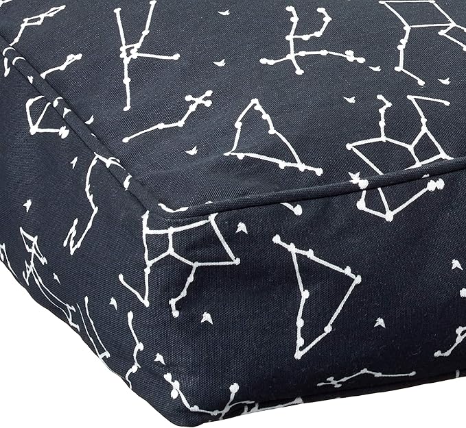 Molly Mutt Small Dog Bed Cover -Rocketman Print - Measures 22”x27”x5’’ - 100% Cotton - Durable - Breathable - Sustainable - Machine Washable Dog Bed Cover