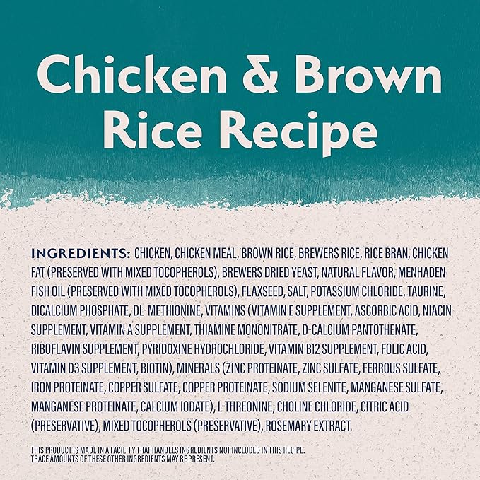 Natural Balance Limited Ingredient Puppy Dry Dog Food with Healthy Grains, Chicken & Brown Rice Recipe, 24 Pound (Pack of 1)