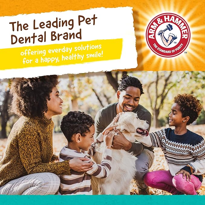 Arm & Hammer Fruit Twisters Fresh Breath Dental Treats for Dogs in Banana Flavor, Medium Dog Dental Chews Fight Bad Breath, Plaque & Tartar Without Brushing (Pack of 24, 192 Count Total)