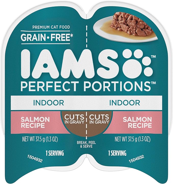 IAMS Perfect Portions Healthy Grain Free Wet Cat Food, (24 Twin Packs)