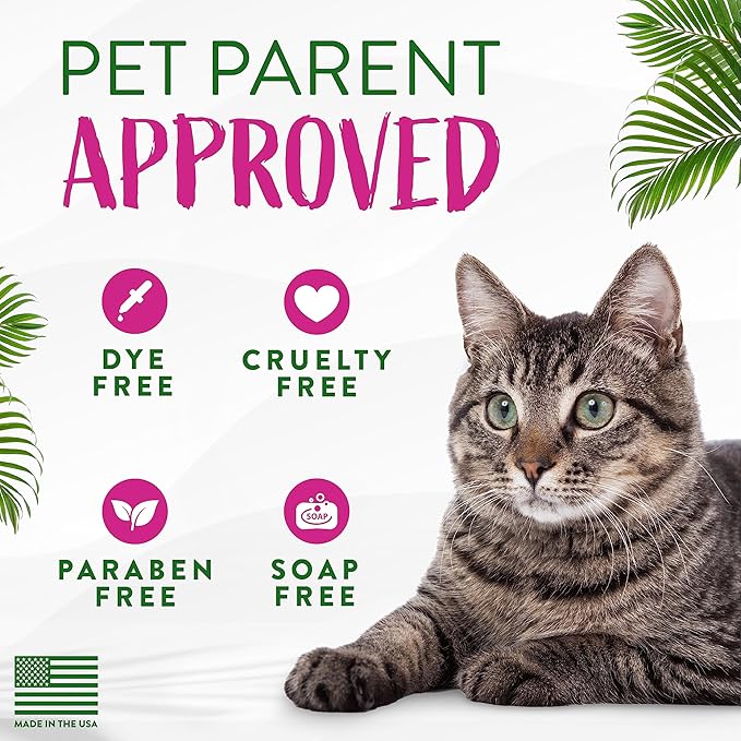 TropiClean Berry & Coconut Deep Cleansing Cat Shampoo | Kitten Shampoo Reduces Matting | Natural Shampoo Derived from Natural Ingredients | Made in The USA | 12 oz.