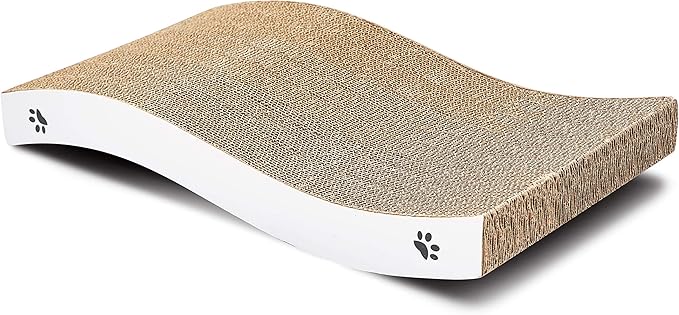 Cat Scratcher Cardboard Cat Scratch Pad with Premium Scratch Textures Design Durable Cat Scratching Pad Reversible
