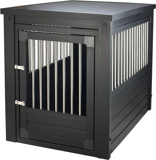 New Age Pet ecoFLEX Pet Crate/End Table, X-Large, Espresso