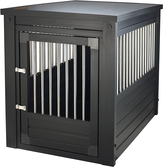 New Age Pet ecoFLEX Pet Crate/End Table, Large, Espresso