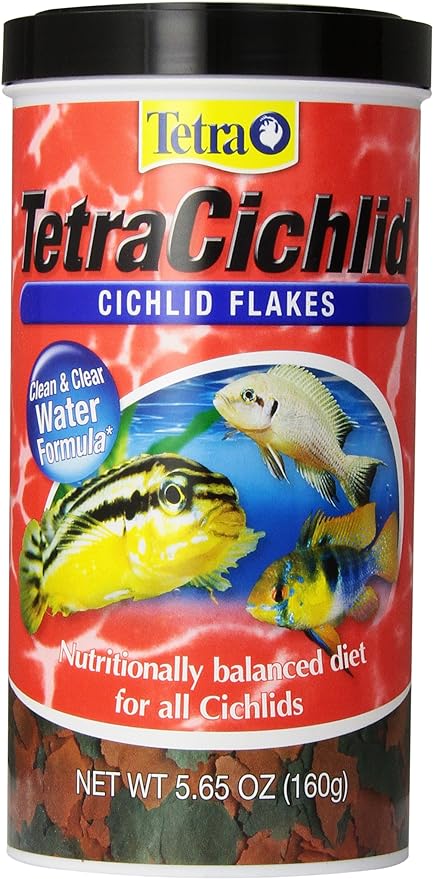 Tetra USA Tetra Cichlid Flakes Food -- 5.65 oz.