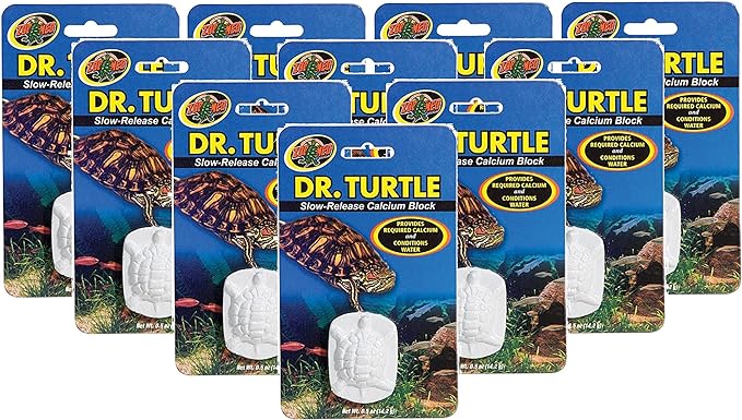 Zoo Med 10 Pack of Dr.Turtle Slow-Release Calcium Block