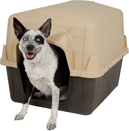 Petmate Aspen Pet Outdoor Dog House, Medium, For Pets 25 to 50 Pounds