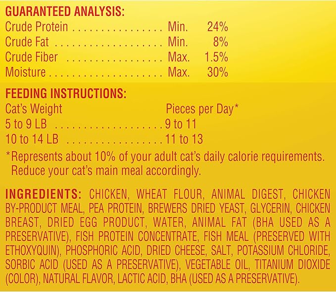 Meow Mix Irresistibles Soft Cat Treats, White Meat Chicken, 12 Ounce (Pack of 5)