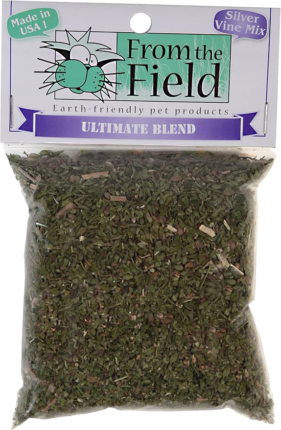 From The Field Ultimate Blend Silver Vine Catnip Toy, 0.5-Ounce Bag