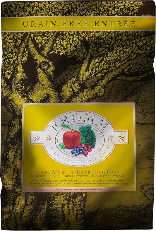 Fromm Four-Star Nutritionals Lamb & Lentil Dog Food - Premium Dry Dog Food - Lamb Recipe - 26 lb