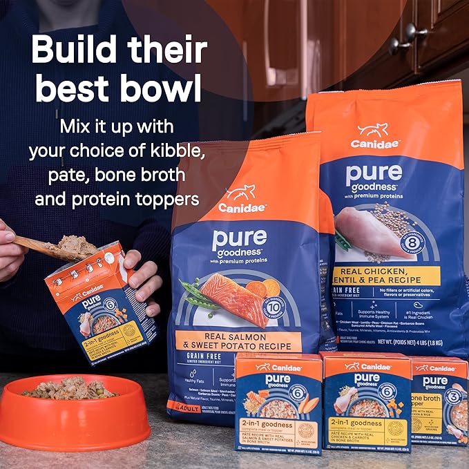 Canidae PURE Limited Ingredient Premium Adult Dry Dog Food, Lamb and Pea Recipe (New look- Real Lamb and Sweet Potato Recipe), 12 Pounds, Grain Free